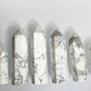 Natural Howlite Obelisk Point