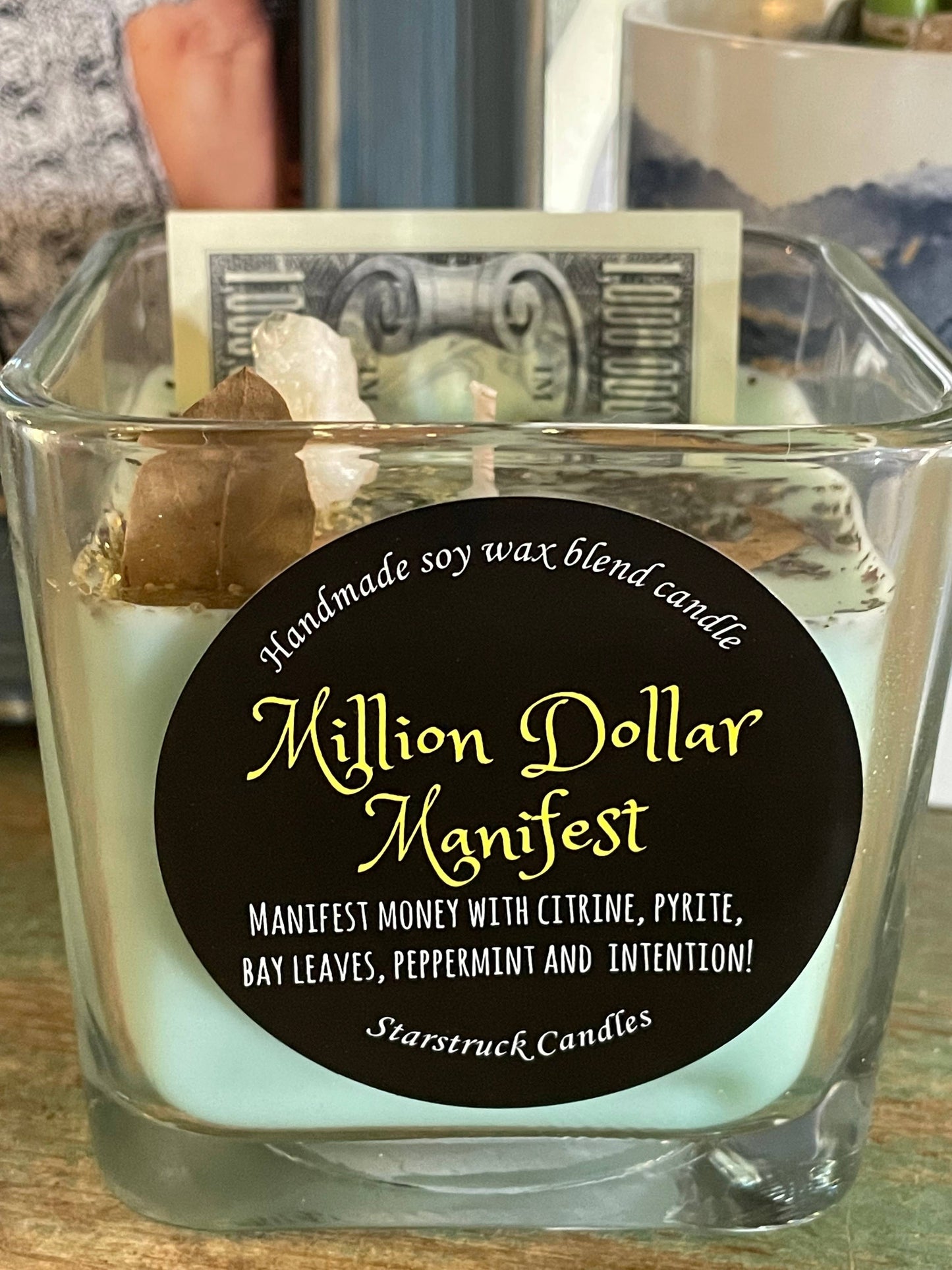 Million Dollar Manifest  Money Candle