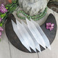 Selenite Flat Double Point Spiritual Stone Generator