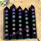 Black Obsidian Chakra Towers