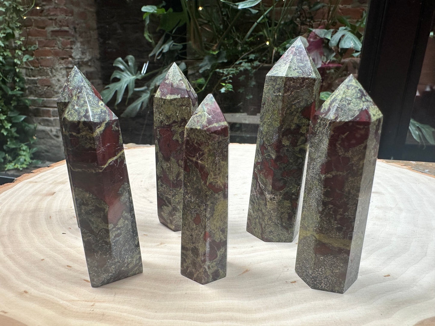 Dragon's Blood Jasper Obelisk Tower