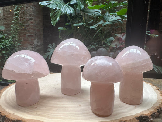 Rose Quartz Mushroom