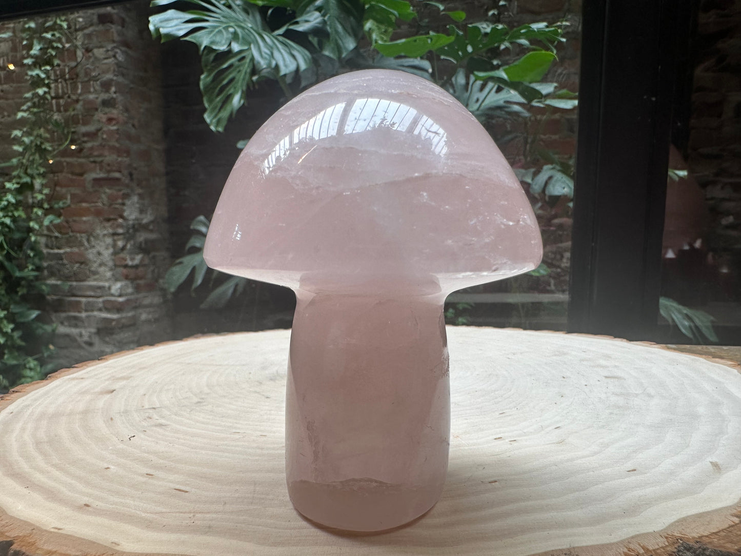 Rose Quartz Mushroom