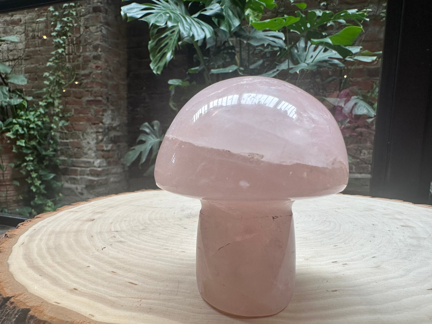 Rose Quartz Mushroom