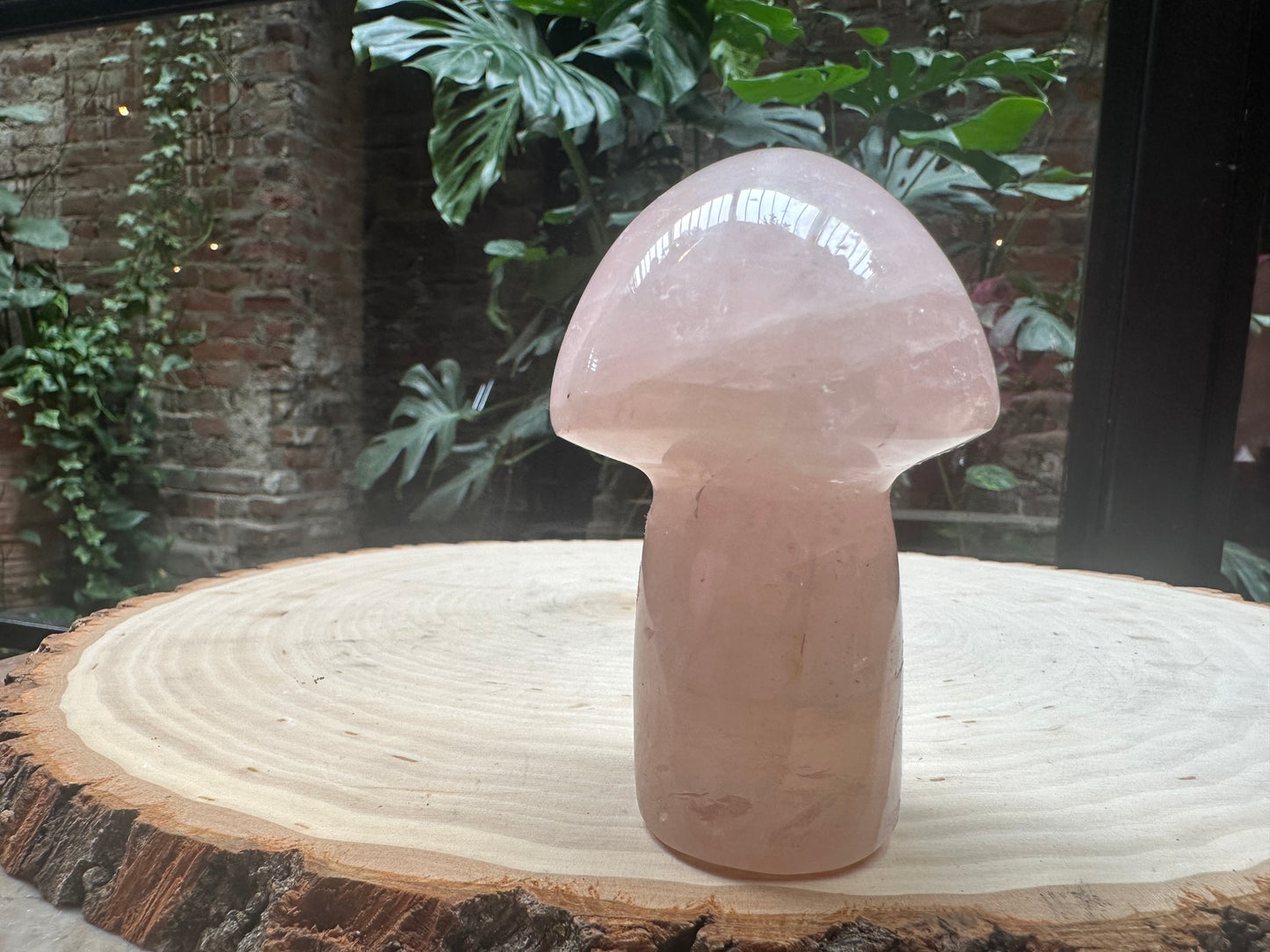 Rose Quartz Mushroom