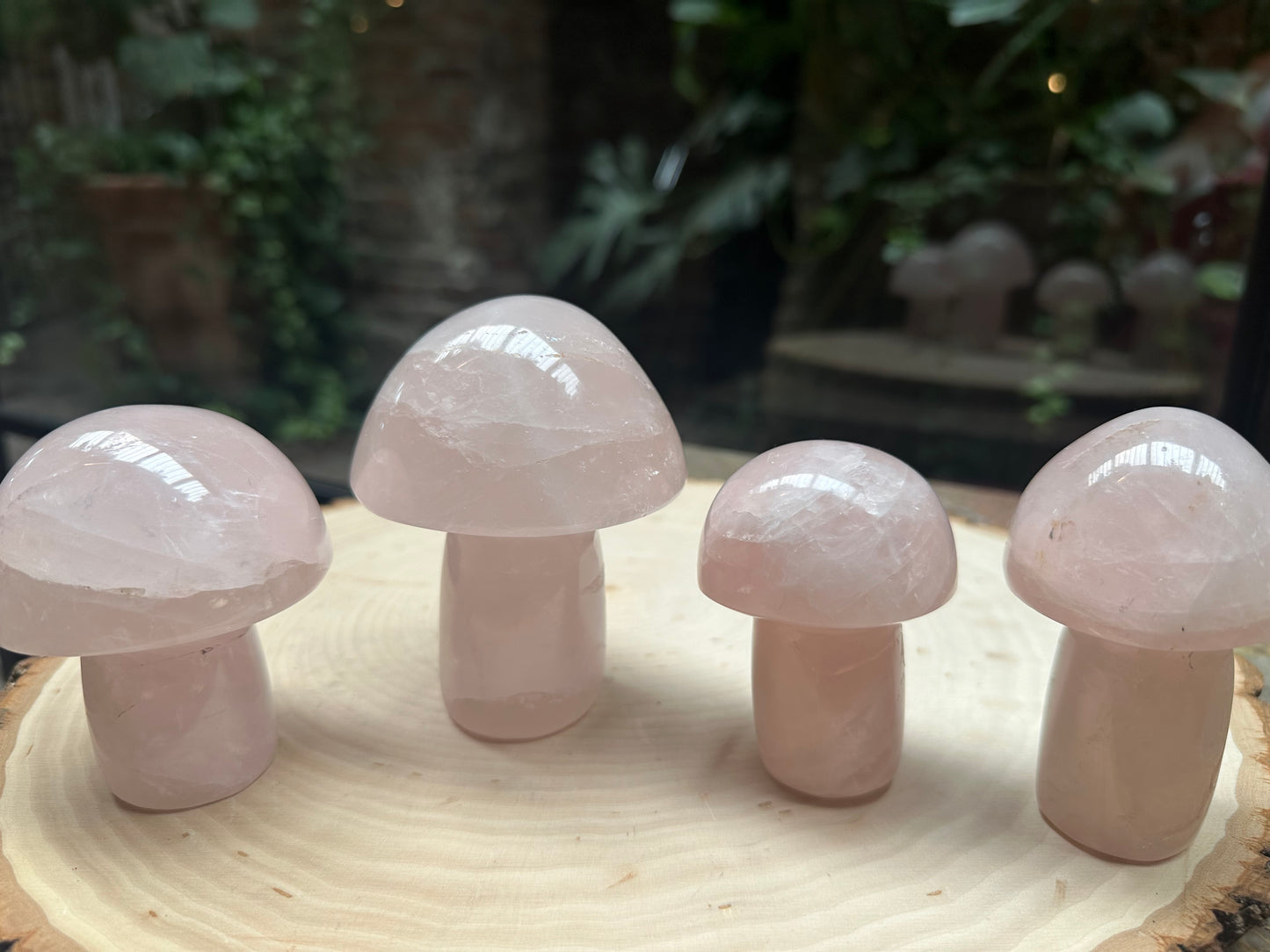 Rose Quartz Mushroom