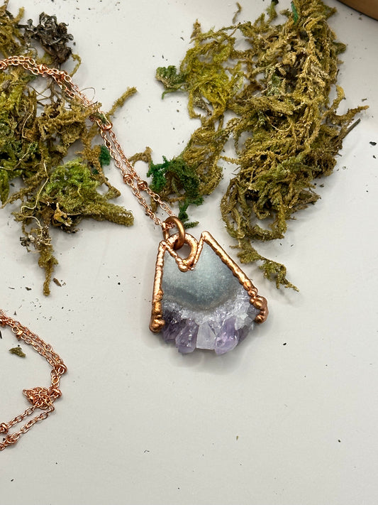 Amethyst Mountain Necklace