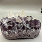 Amethyst with Dog Tooth Calcite