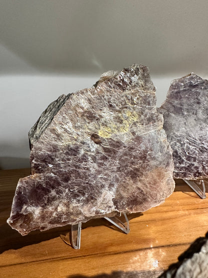 Lepidolite w/ Purple Mica Slab