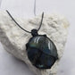 Labradorite Macrame Wrapped Necklace