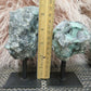 Crystal Emerald on Metal Stand - Raw Emerald Chunk