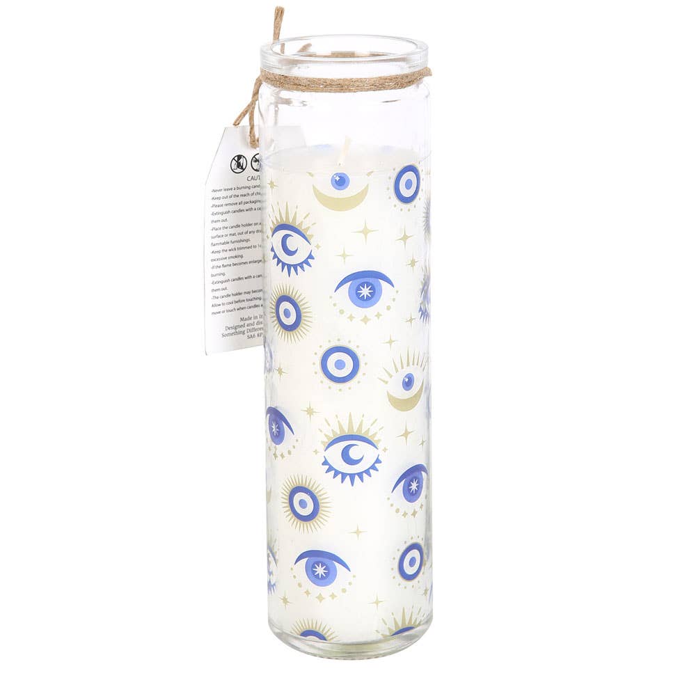 All Seeing Eye White Sage Altar Candle