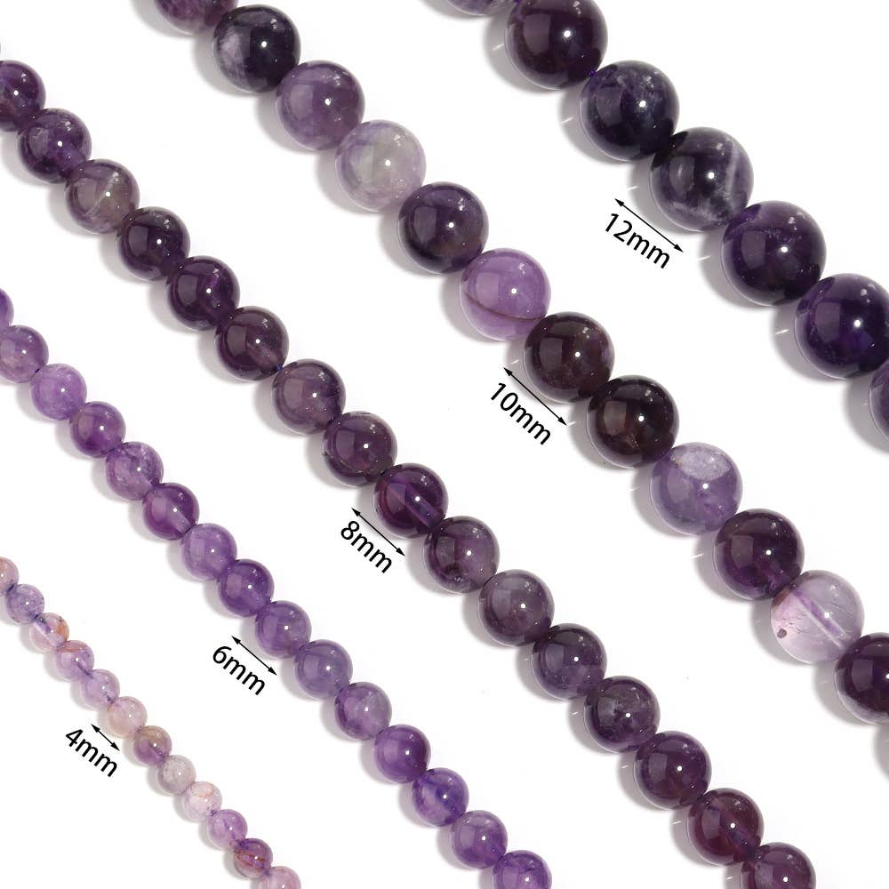 Amethyst Bracelet 6MM