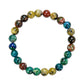 Multi Colored Azurite Bracelet 8mm