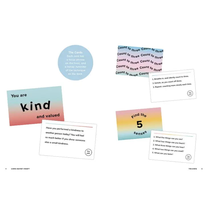 Cards Against Anxiety: Cards to Help You Stress Less