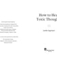 How to Heal Toxic Thoughts by Sandra Ingerman