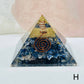 Orgone Crystal Pyramid: - Sodalite w/ Crystal Q. Point