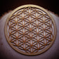 Wooden Crystal Grid - Flower of Life