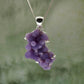 Grape Agate Sterling Silver Pendant