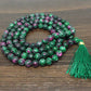 Ruby Zoisite Mala