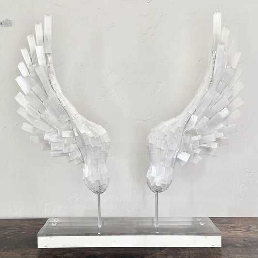 Selenite Crystal Angel Wings