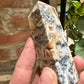 Natural Tiger Skin Agate Tower